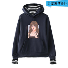 Charger l'image dans la galerie, Harajuku Fashion 2019 New Cool Everglow Kpop New Printed Streetwear Pop Cool Fake Two Pieces Hoodies Sweatshirt Women/men