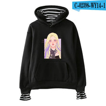 Charger l'image dans la galerie, Harajuku Fashion 2019 New Cool Everglow Kpop New Printed Streetwear Pop Cool Fake Two Pieces Hoodies Sweatshirt Women/men