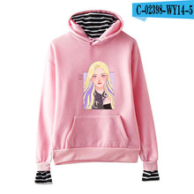 Charger l'image dans la galerie, Harajuku Fashion 2019 New Cool Everglow Kpop New Printed Streetwear Pop Cool Fake Two Pieces Hoodies Sweatshirt Women/men