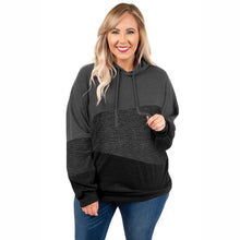 Charger l'image dans la galerie, Madam clothing OWLPRINCESS 2020 Spring Large Size Contrast Color Hoodie Women's Winter New Style Hoodie