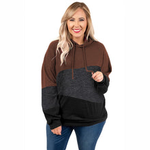 Charger l'image dans la galerie, Madam clothing OWLPRINCESS 2020 Spring Large Size Contrast Color Hoodie Women's Winter New Style Hoodie