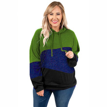 Charger l'image dans la galerie, Madam clothing OWLPRINCESS 2020 Spring Large Size Contrast Color Hoodie Women's Winter New Style Hoodie