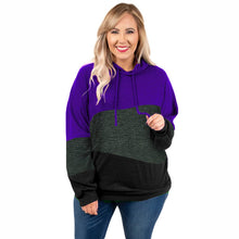 Charger l'image dans la galerie, Madam clothing OWLPRINCESS 2020 Spring Large Size Contrast Color Hoodie Women's Winter New Style Hoodie