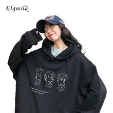 Charger l'image dans la galerie, Autumn Winter Tops For Women Pullover Jumper Fleece Ladies Hoodies Sweatshirt Oversized Casual Long Sleeve Streetwear