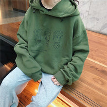 Charger l'image dans la galerie, Autumn Winter Tops For Women Pullover Jumper Fleece Ladies Hoodies Sweatshirt Oversized Casual Long Sleeve Streetwear