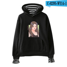 Charger l'image dans la galerie, Harajuku Fashion 2019 New Cool Everglow Kpop New Printed Streetwear Pop Cool Fake Two Pieces Hoodies Sweatshirt  Women/men
