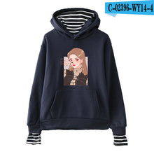 Charger l'image dans la galerie, Harajuku Fashion 2019 New Cool Everglow Kpop New Printed Streetwear Pop Cool Fake Two Pieces Hoodies Sweatshirt  Women/men
