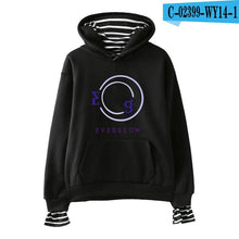 Charger l'image dans la galerie, Harajuku Fashion 2019 New Cool Everglow Kpop New Printed Streetwear Pop Cool Fake Two Pieces Hoodies Sweatshirt  Women/men
