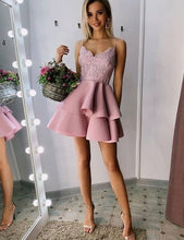 Charger l'image dans la galerie, Burgundy Prom Dresses Lace Short Party Girl Short Graduation Prom Dresses Homecoming Dresses Party Evening Dresses
