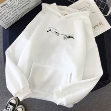 Charger l'image dans la galerie, Harajuku Winter Skuggnas Creation Hands Hoodie Autumn and Winter Solid Color Gothic Aesthetic Comfortable Sweatshirt Pullover
