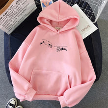 Charger l'image dans la galerie, Harajuku Winter Skuggnas Creation Hands Hoodie Autumn and Winter Solid Color Gothic Aesthetic Comfortable Sweatshirt Pullover
