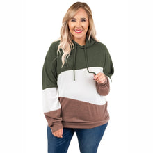 Charger l'image dans la galerie, Madam clothing OWLPRINCESS 2020 Spring Large Size Contrast Color Hoodie Women's Winter New Style Hoodie

