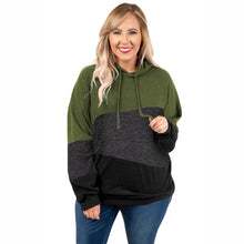 Charger l'image dans la galerie, Madam clothing OWLPRINCESS 2020 Spring Large Size Contrast Color Hoodie Women's Winter New Style Hoodie
