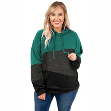 Charger l'image dans la galerie, Madam clothing OWLPRINCESS 2020 Spring Large Size Contrast Color Hoodie Women's Winter New Style Hoodie
