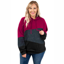 Charger l'image dans la galerie, Madam clothing OWLPRINCESS 2020 Spring Large Size Contrast Color Hoodie Women's Winter New Style Hoodie
