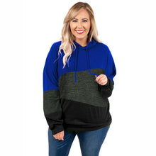 Charger l'image dans la galerie, Madam clothing OWLPRINCESS 2020 Spring Large Size Contrast Color Hoodie Women's Winter New Style Hoodie
