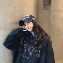 Charger l'image dans la galerie, Autumn Winter Tops For Women Pullover Jumper Fleece Ladies Hoodies Sweatshirt Oversized Casual Long Sleeve Streetwear
