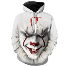 Charger l'image dans la galerie, Horror Movie It Chapter Two 3d Print Hooded Sweatshirts Men Women Fashion Casual Funny Pullover It Clown Print Pattern Hoodies
