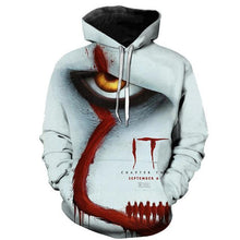 Charger l'image dans la galerie, Horror Movie It Chapter Two 3d Print Hooded Sweatshirts Men Women Fashion Casual Funny Pullover It Clown Print Pattern Hoodies
